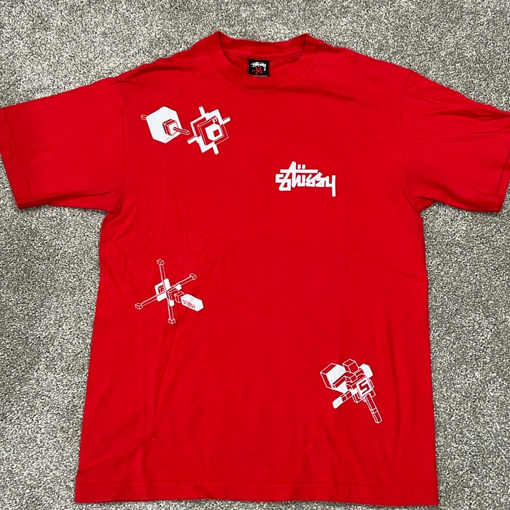 Stussy Red Graphic Shirt